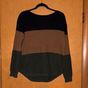 Kuhl Bella Stripe Sweater Women's Colorblock Sweater - Black, Brown, Green